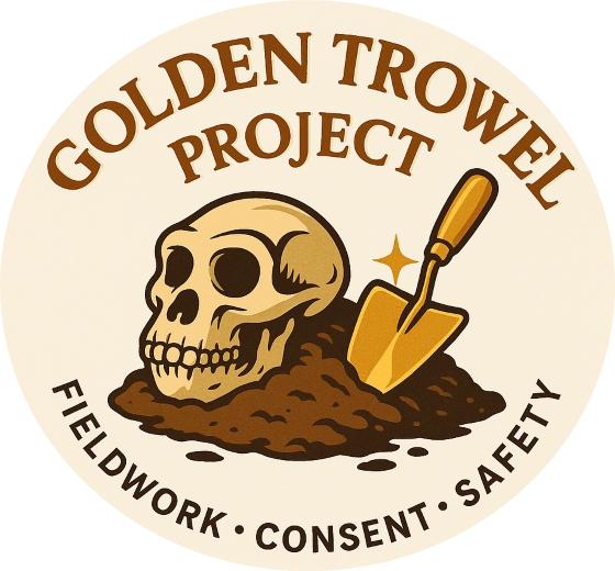 Logo for the Golden Trowel Project™.